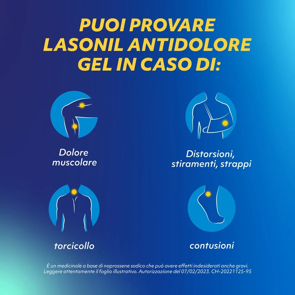 LASONIL Gel Lasonil contra el dolor y la inflamación 50 g, dolor muscular