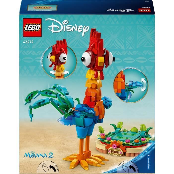 LEGO ǀ Disney Vaiana 2 43272 Heihei - Jouet pour enfant dès 9 ans avec Coq à Construire