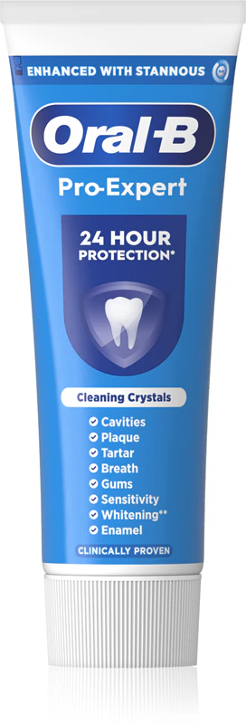 Creme dental Oral-B Pro-Expert Professional Protection: proteção completa para os dentes.