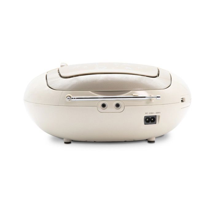 Draagbare cd-speler - MOOOV - Zachtgrijs - 6W stereogeluid - USB-poort - FM-radio