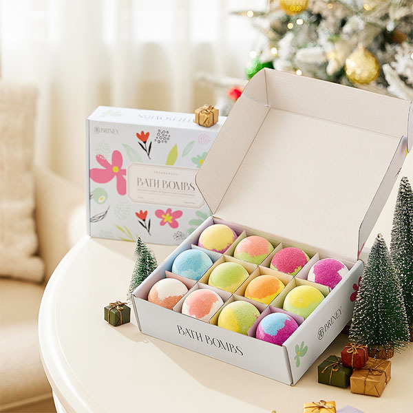 Conjunto de presente Livingandhome com 12 bombas de banho de três camadas