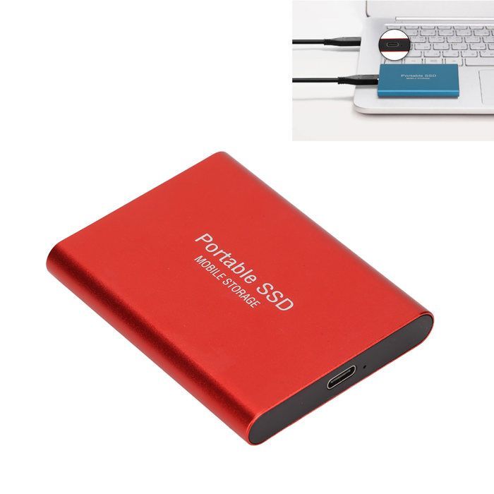 Disque SSD Externe - Durable - USB 3.1 - Portable - Compact - Pratique