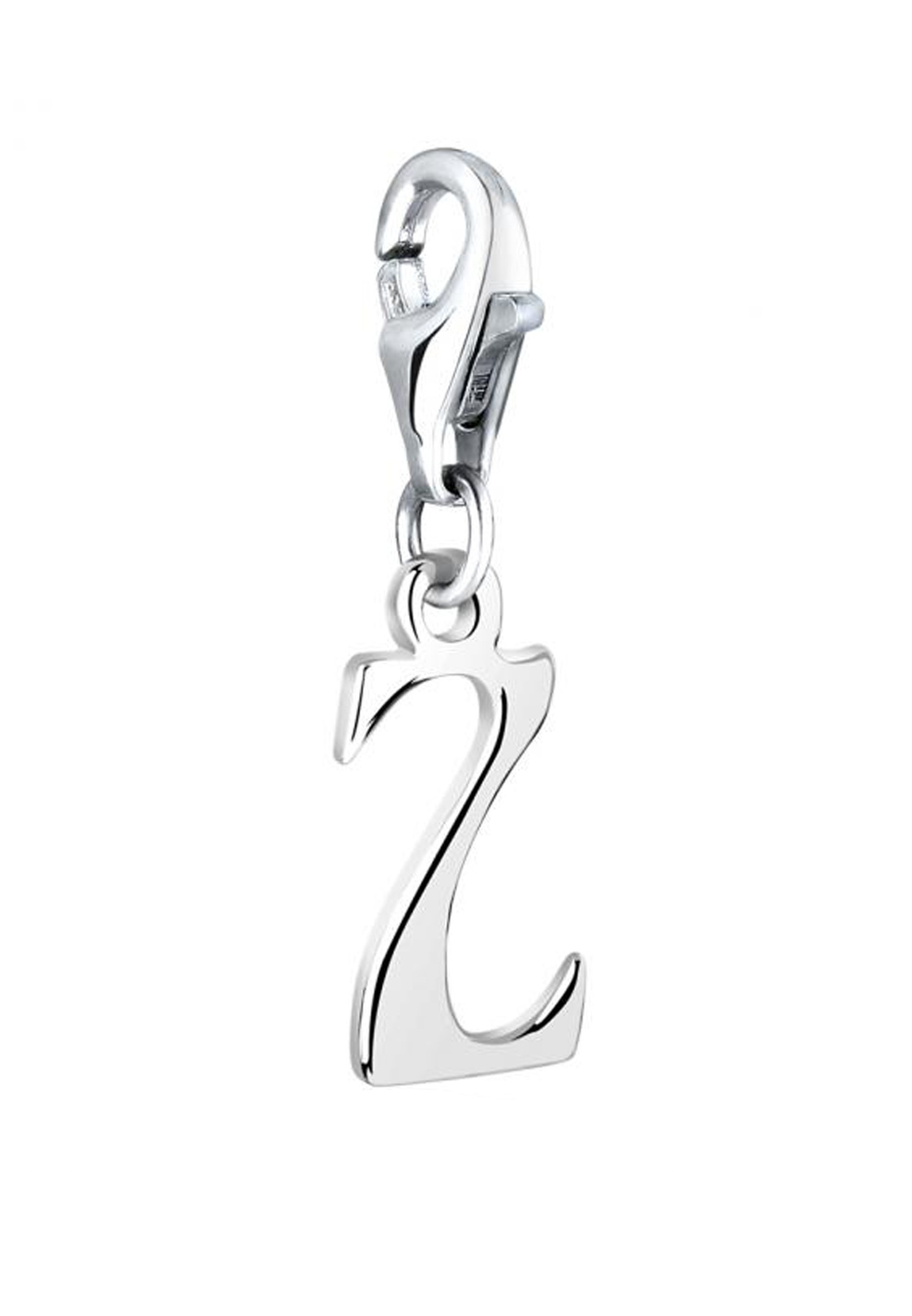 Nenalina Pendentif Charm Lettre en argent sterling 925 pour tous les s porte-charme et perle actuels