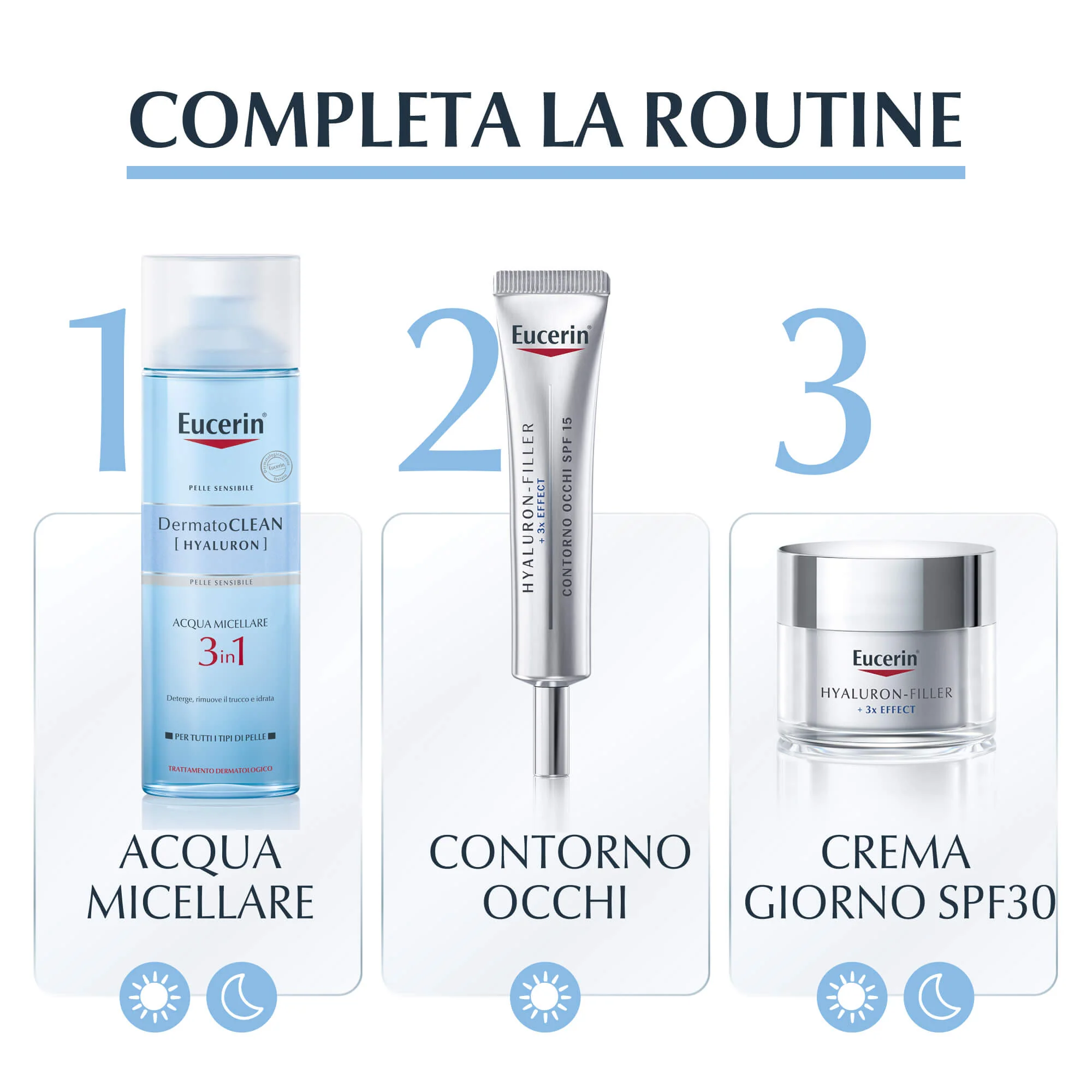 DermatoClean [Hyaluron] DermatoCLEAN Lozione Struccante Micellare 3 in 1 - Acqua detergente viso