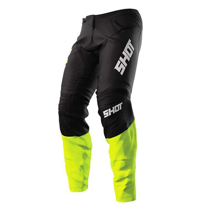 Pantaloni da motocross SHOT RACE GEAR Reflex giallo neon