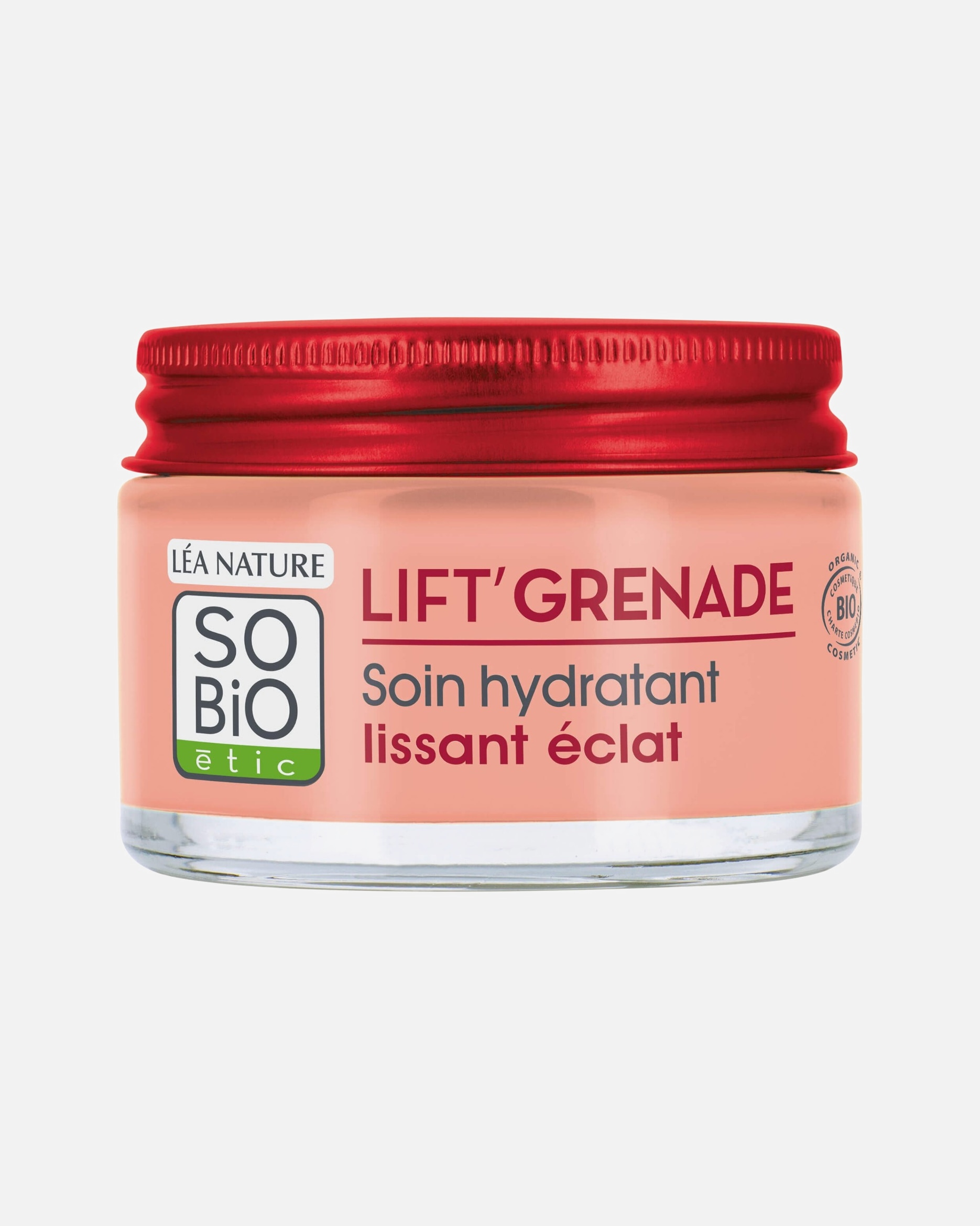 SO BiO étic Soin hydratant¹ lissant éclat, Lift'Grenade