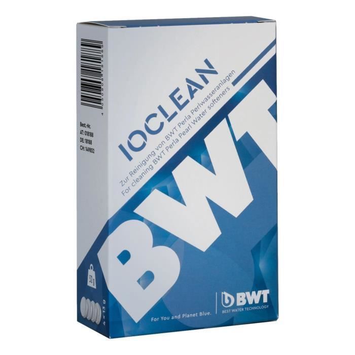 BWT Ioclean – 4 Cleaning Tablets for Ion Exchange Resins and Salt Tanks of Water Softeners