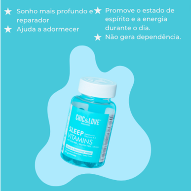 Chic&Love Suplemento Vitaminas para Dormir      60 gomas 60 gomas
