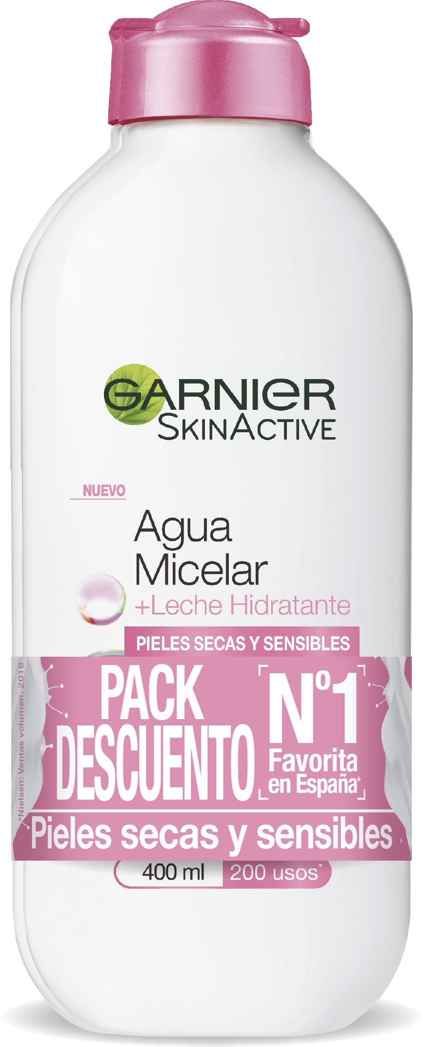 SkinActive micelarna voda z vlažilnim mlekom za suho in občutljivo kožo Micelarne vode