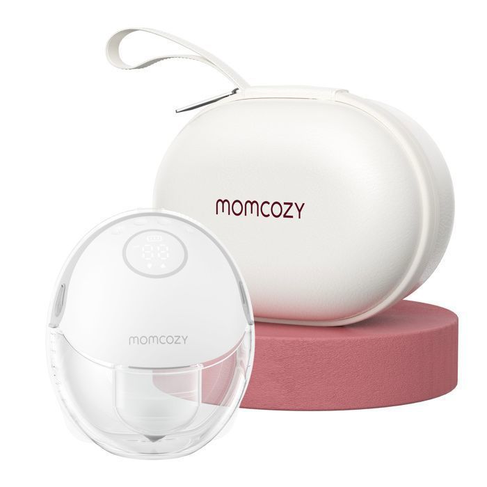 Momcozy Tire-lait Mains Libres Mobile Style | M6, Tire-lait Électrique avec Bride DoubleFit, 1 Paquet, Gris