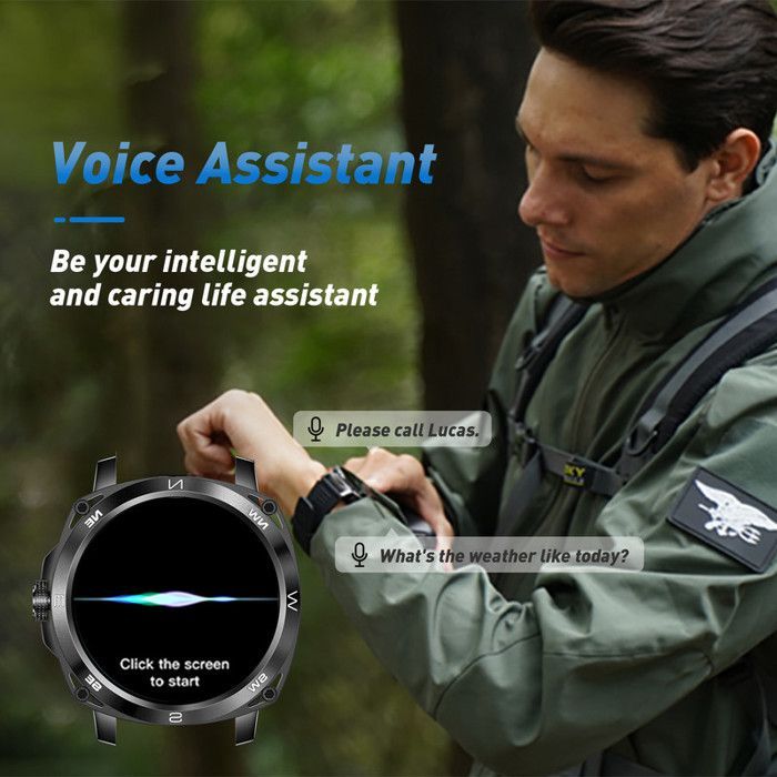 Smartwatch - Chronus - Tela AMOLED de 1,43