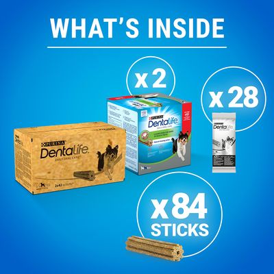 PURINA Dentalife Καθημερινά Σνακ Οδοντιατρικής Φροντίδας για Σκύλους Μεσαίου Μεγέθους (12-25kg)