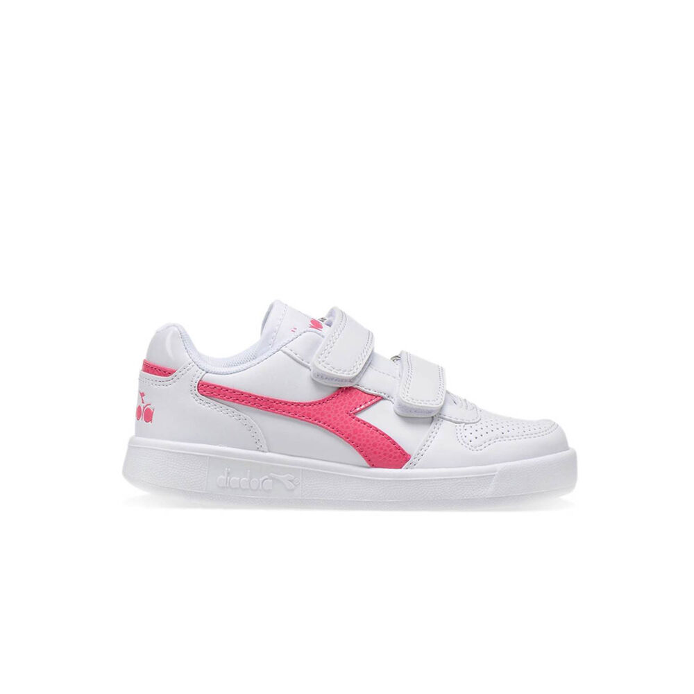 Tenisice Diadora Playground Ps Girl C2322 Bijele/vruće ružičaste