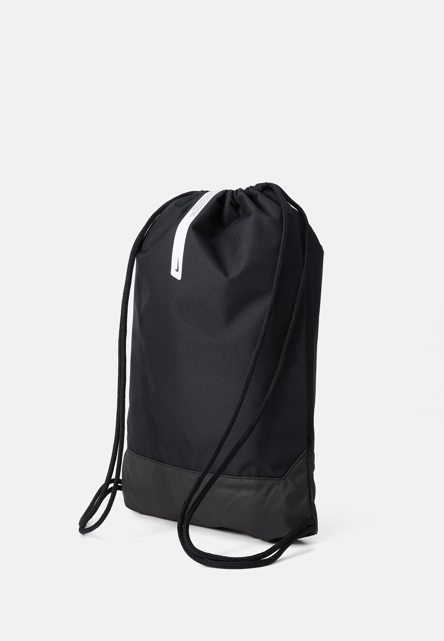 Nike Performance NK ACDMY GMSK - Sporttas met trekkoord - zwart/wit