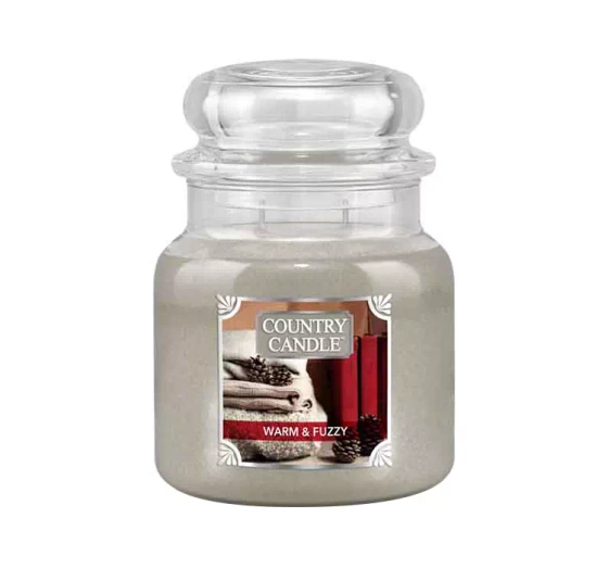 Country Candle świeca zapachowa średni słoik Warm And Fuzzy 453g