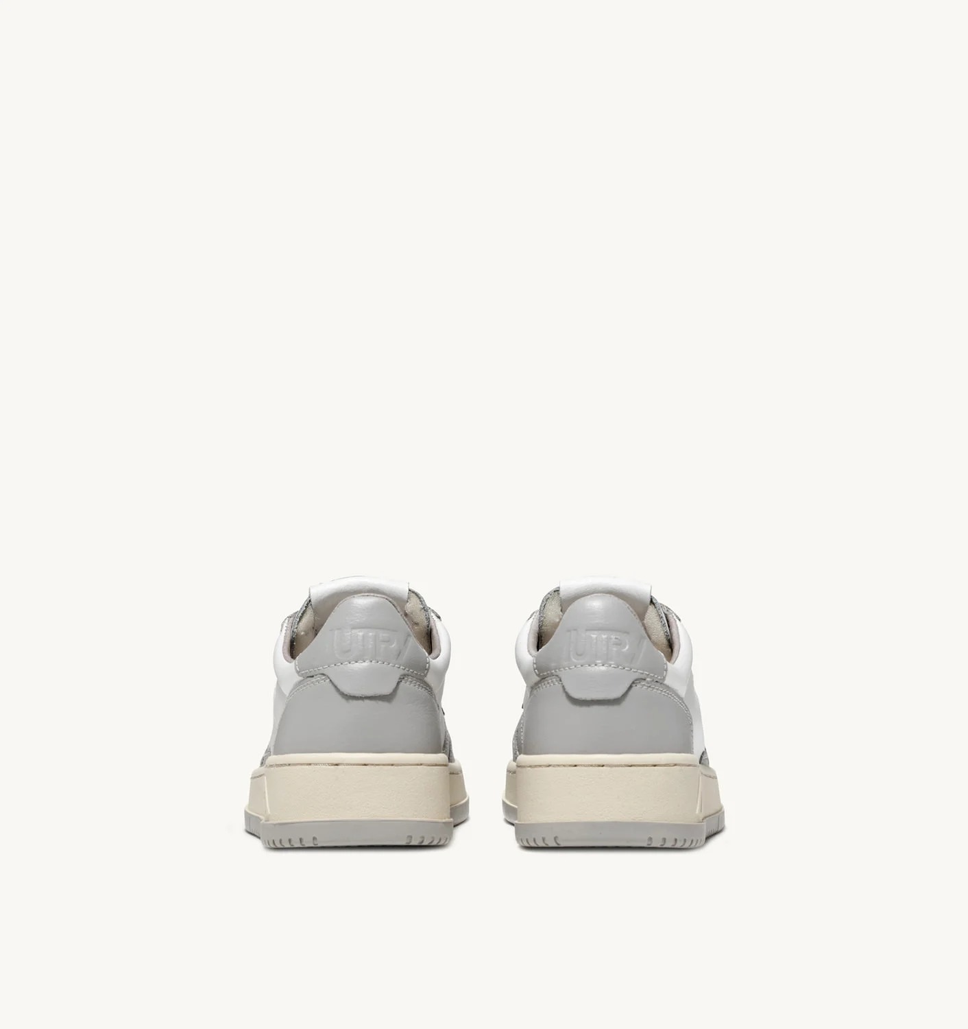 Adidași medaliați JUS ÎN PELLE BICOLOR BIANCO E VAPOR