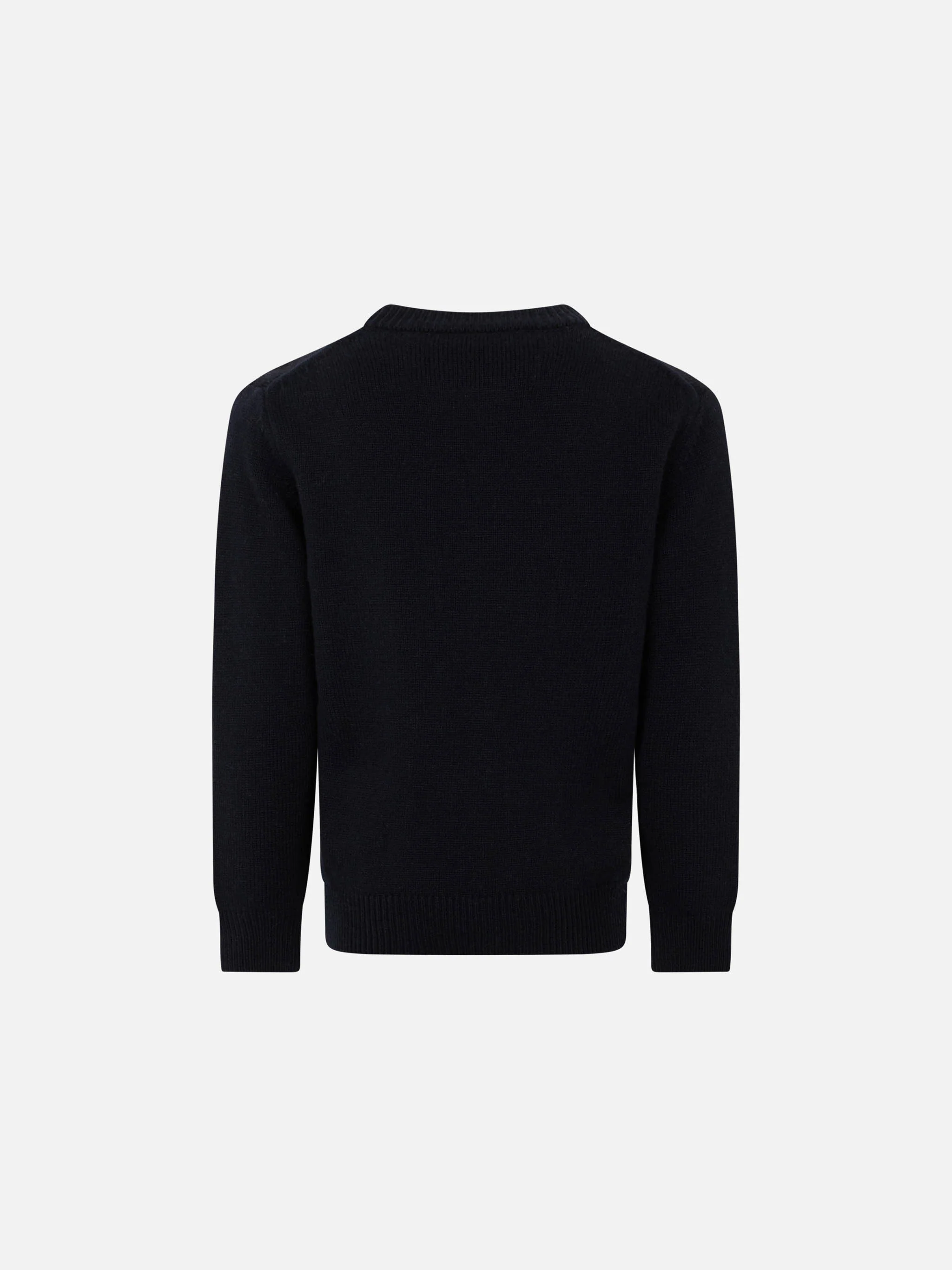 Maglione da bambino Snoopy Winter mood blu navy - Edizione speciale