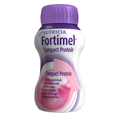 Fortimel Fortimel Compact Protein Mansikka 4x125 ml 4x125 ml