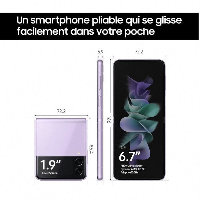 SAMSUNG Galaxy Z Flip3 128GB Lavanda