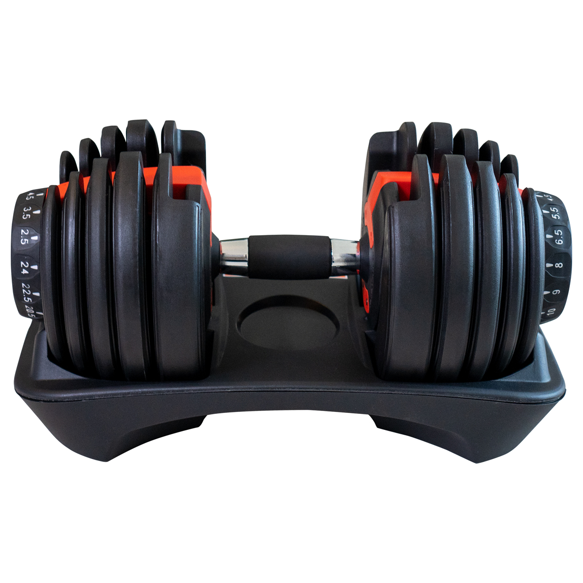 Gladiatorfit snel verstelbare PVC-halter van 2 tot 24 kg