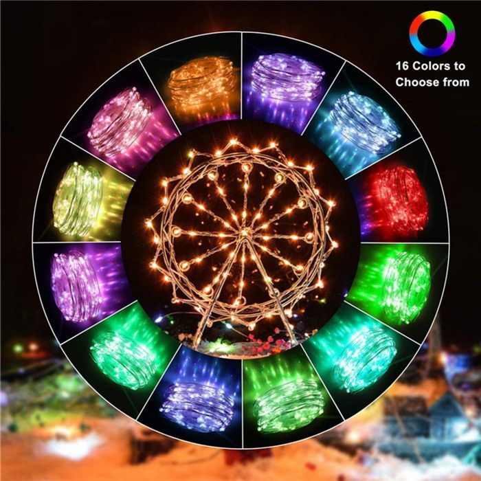 10M 100 LED String Lights IP44 Waterproof Romantic Decoration