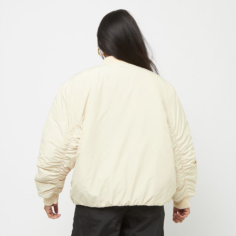 Jaqueta bomber acolchoada com logo pequeno