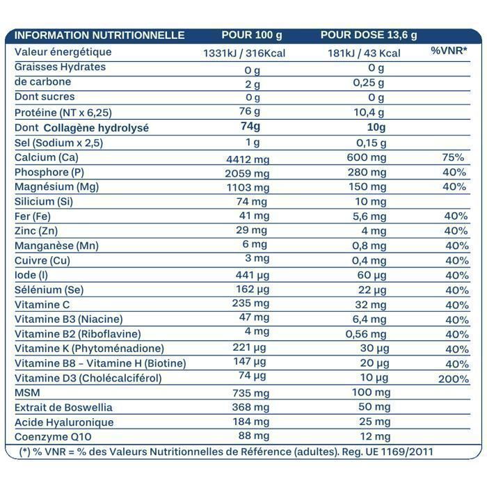 Collagène Peptides - COLPROPUR Lady – Phoscollagène® + Acide Hyaluronique + Q10 – Saveur Pêche - 25 jours 10g par dose