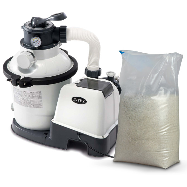 Pompa filtrująca piaskowa Intex 5700 l/h   piasek 25kg