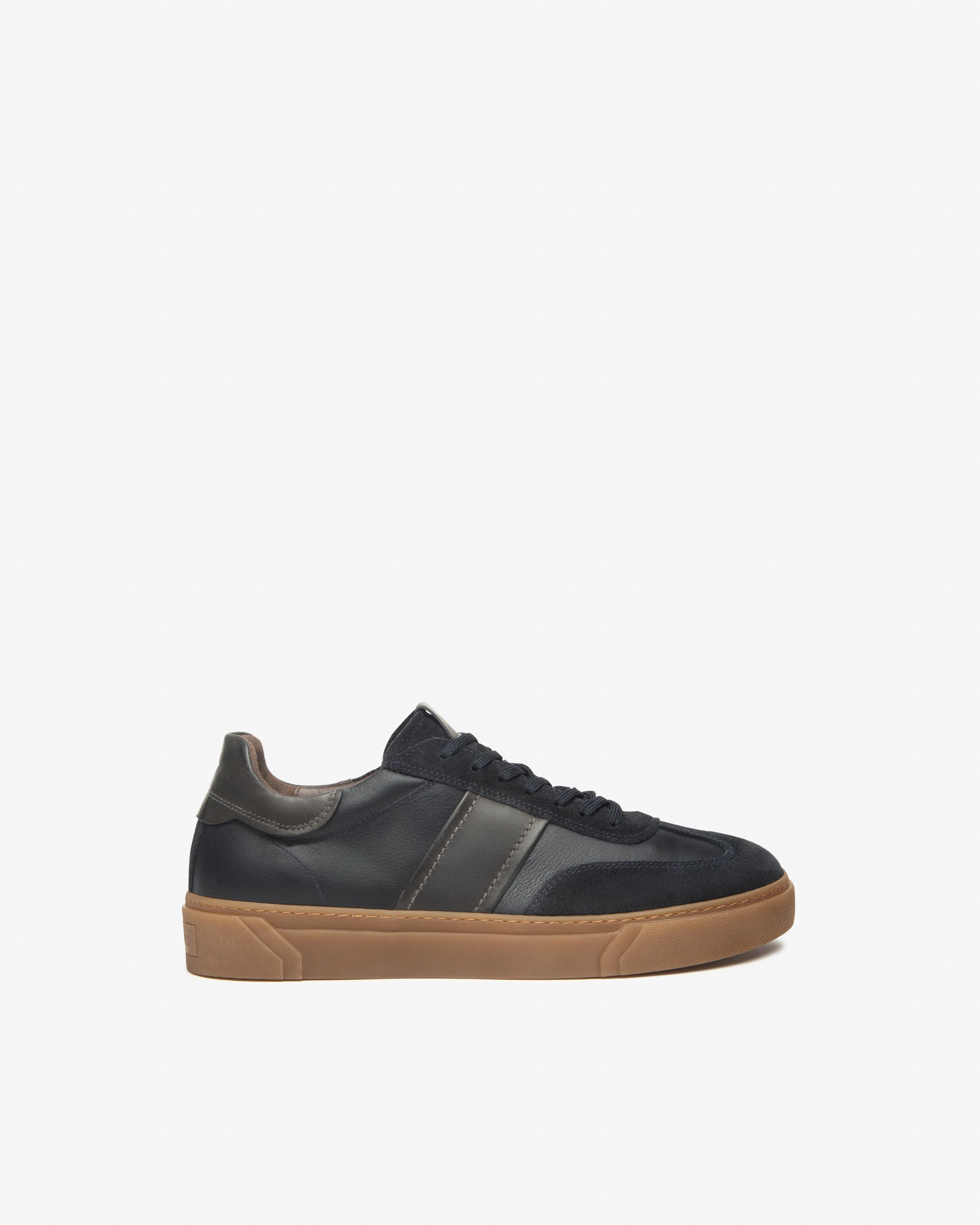 Herren-Sneaker aus Leder und Wildleder