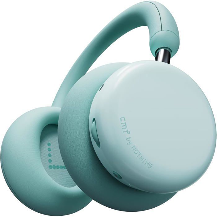 Cuffie Bluetooth - CMF BY NOTHING - Cuffie Pro - Durata della batteria 100 ore - Cancellazione attiva del rumore - Verde chiaro