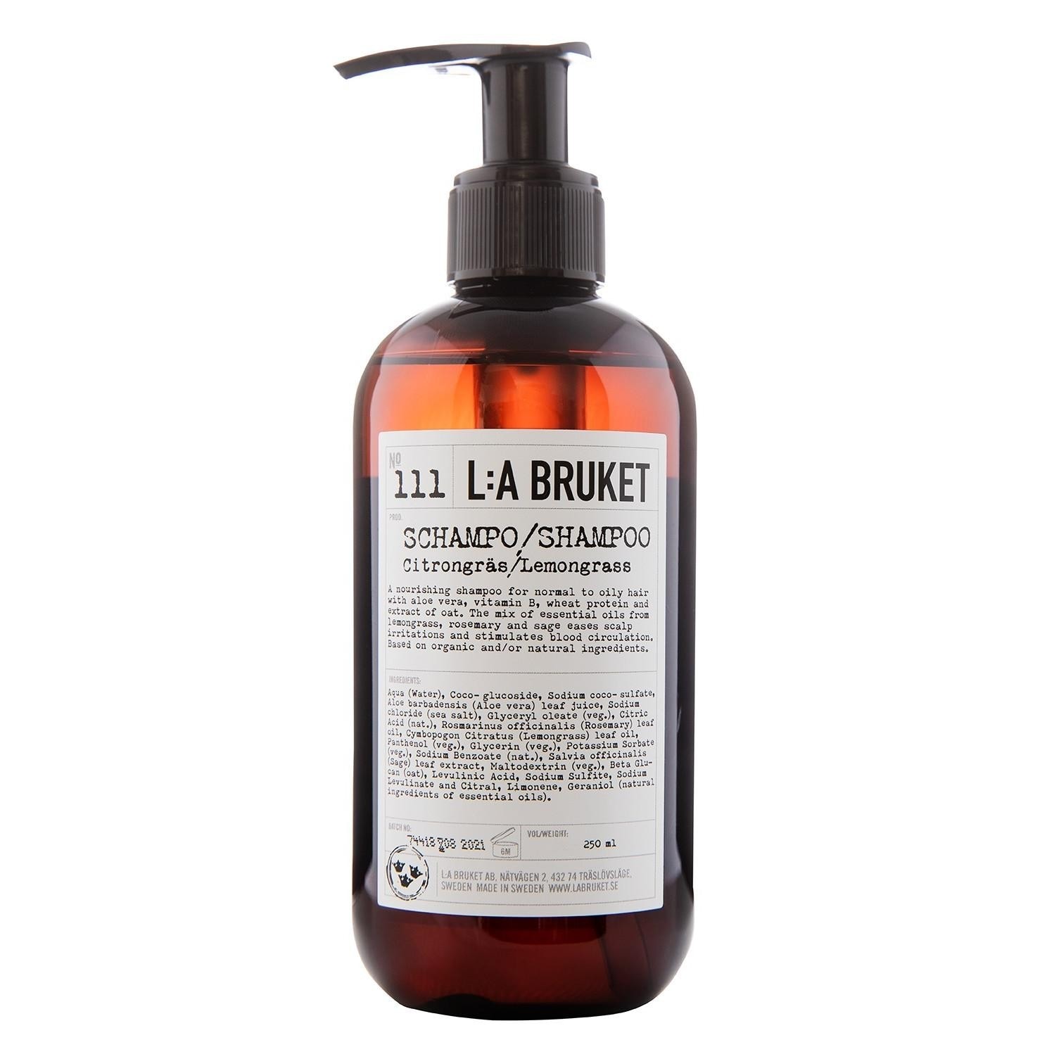 Shampoo para Cabelo L:A BRUKET nº 111 Capim-limão - 240 ml