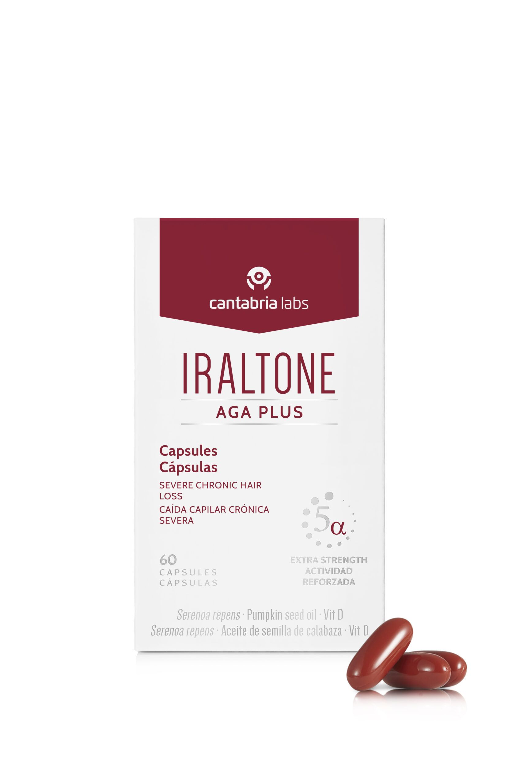 Iraltone AGA PLUS kapsulės Plaukų procedūros, vaistinė