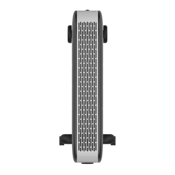 Radiador portátil CERAMDUO 1522 con calor suave, negro, 1500 W