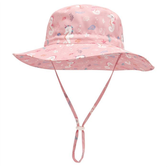 Sombrero FUNMOON para niños, sombrero de verano para el sol, sombrero tipo cubo unisex para bebé, estilo Panamá, diseño de dibujos animados, protección UV - 687111