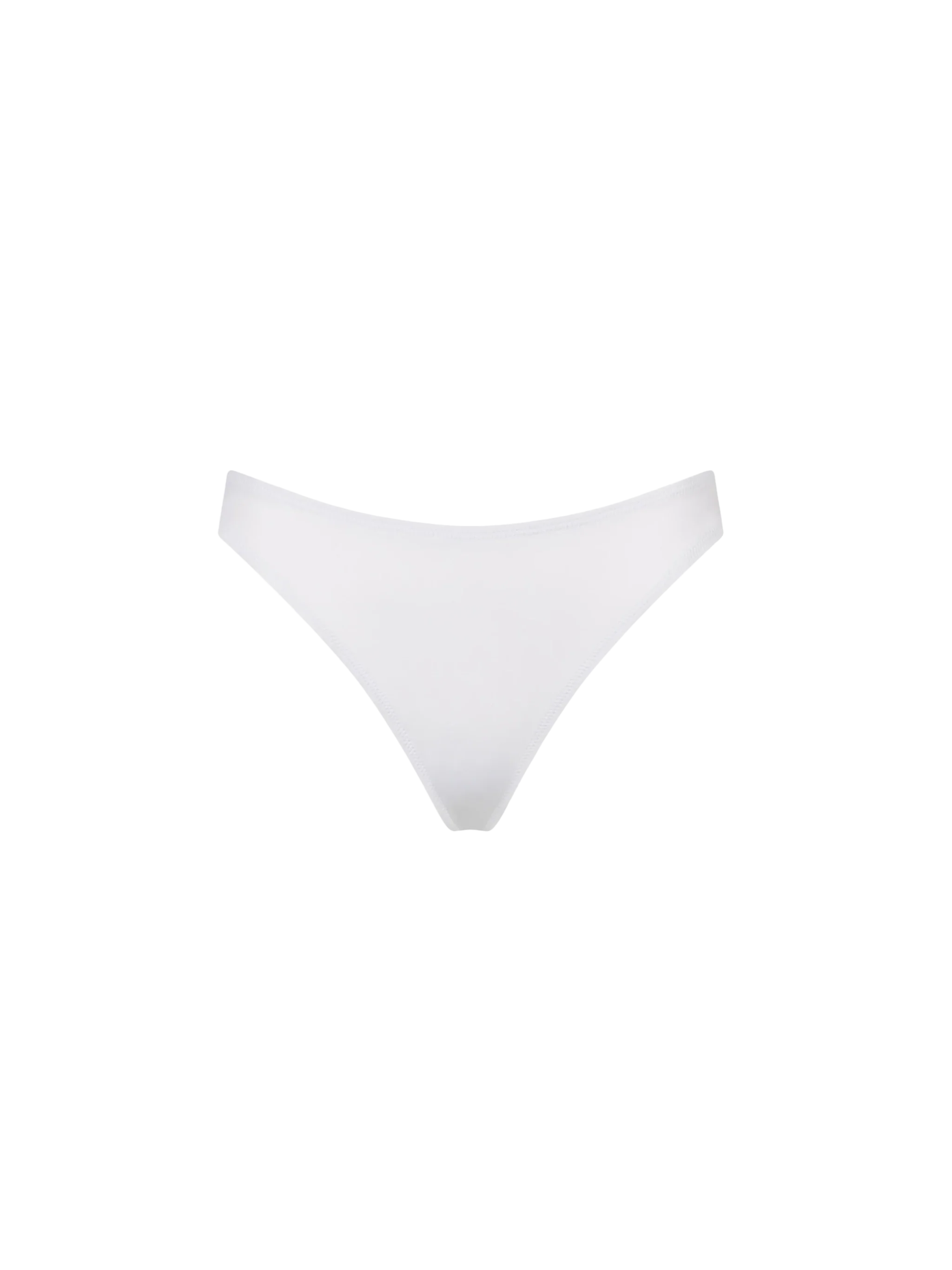 Weiße, freche Badehose für Damen