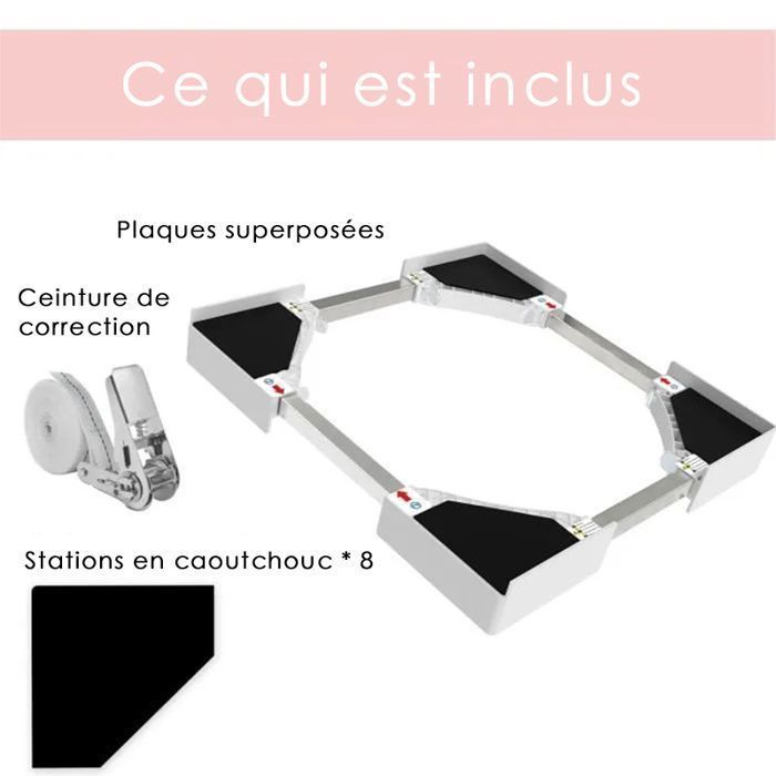 Kit de Superposition Universel - AUTRES - Taille réglable 46-66cm - Plastique durable - Acier inoxydable