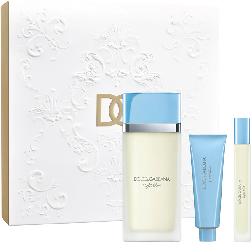Dolce&Gabbana Light Blue EDT Trio Geschenkset für Damen