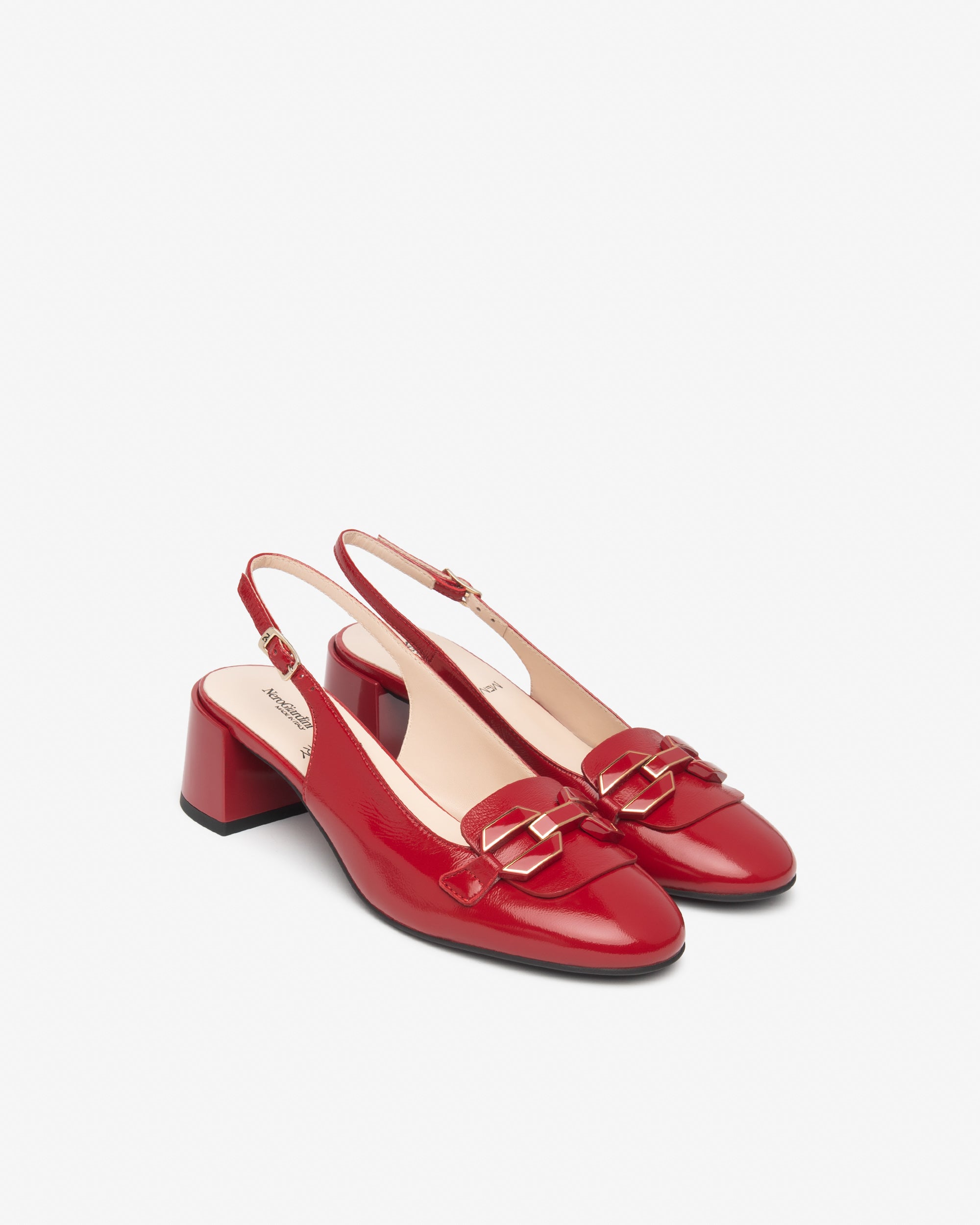 Escarpins en cuir pour femme