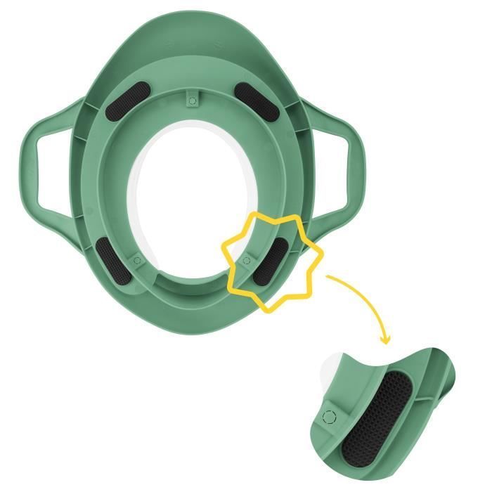 Badabulle Comfort Toilet Seat Reducer with Handles, Non-Slip and Universal