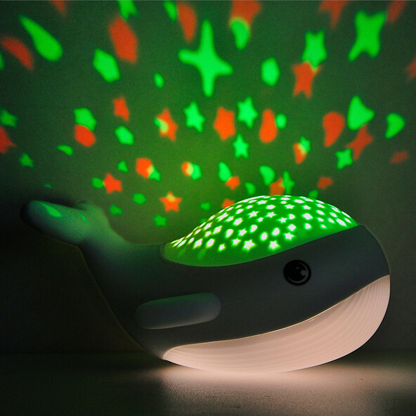 LED children's night light, Willy Whale