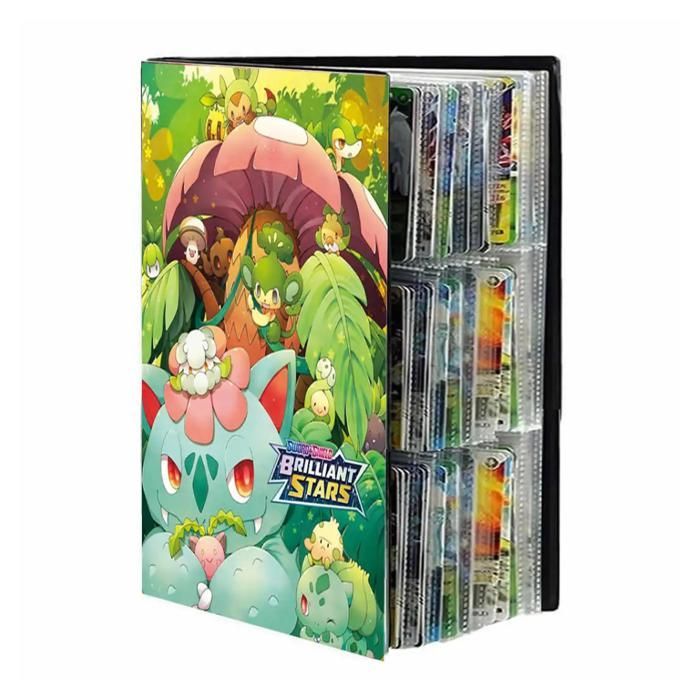 Álbum para Cartas Pokémon - GAVI STORE - Álbum de Coleção Pokémon com 24 Páginas - 24 Páginas/432 Cartas - PVC Resistente - 47x30 cm
