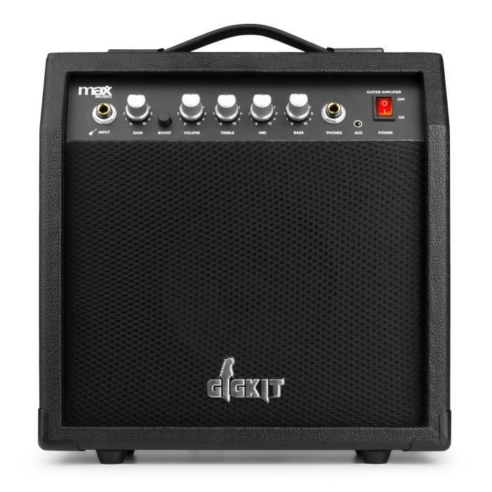Elektrische gitaarversterker - MAX - GIGKit - 40 Watt - Instelbare toon - Gemakkelijk mee te nemen
