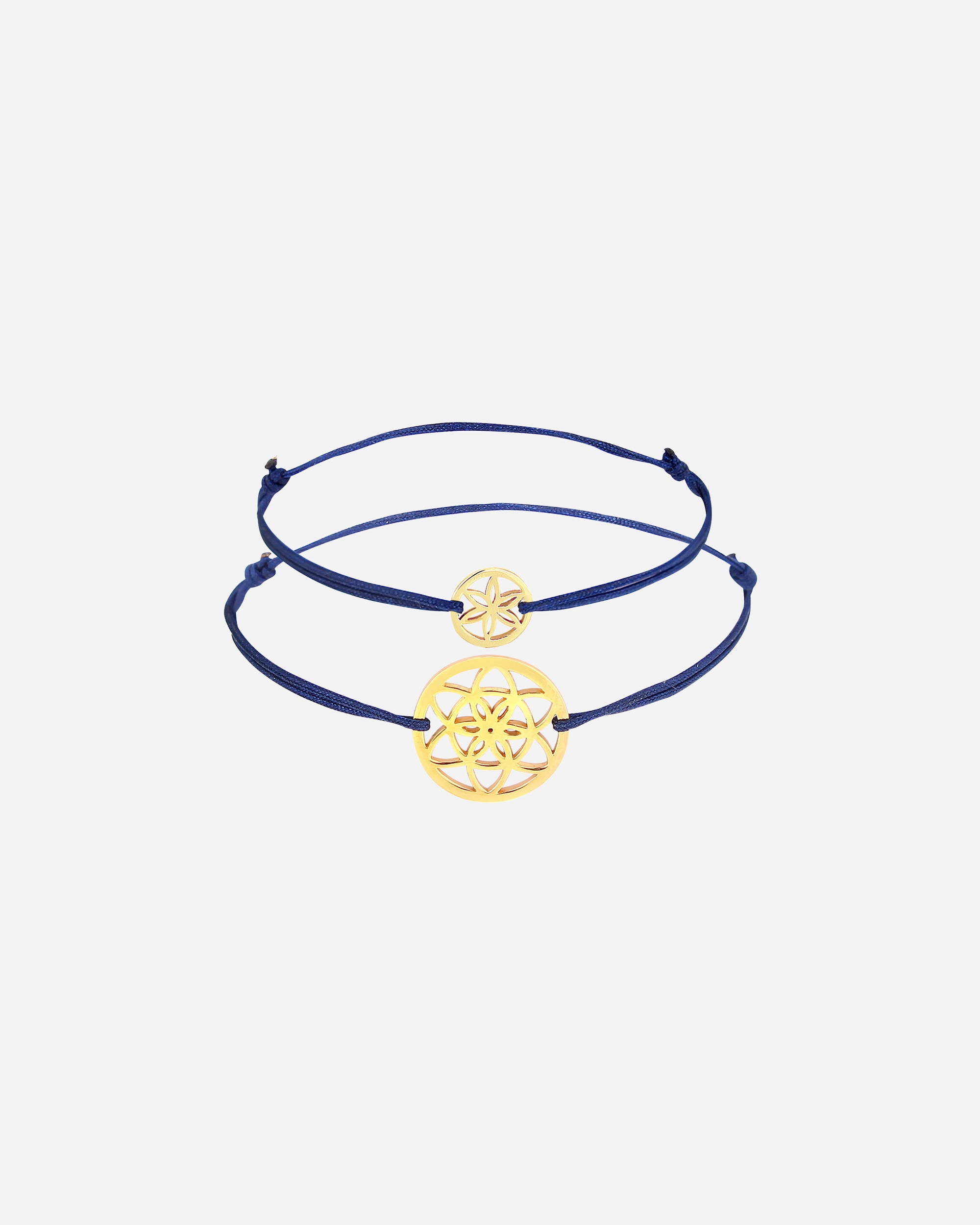 Elli Femmes motif Fleur de vie Basic en argent sterling 925 plaqué or rose