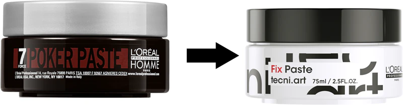 L'Oréal Professionnel Homme 7 Poker Modellierpaste mit sehr starkem Halt