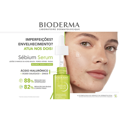Bioderma Sébium Serum Concentré Lissant Anti-Imperfection Anti-Aging Konsentrert Serum 30 ml