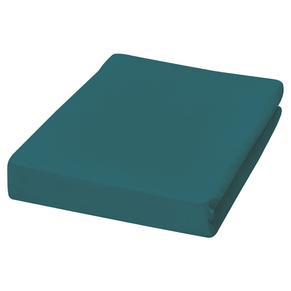 Cearșaf cu elastic din jerseu, 90-100 x 200 cm, verde