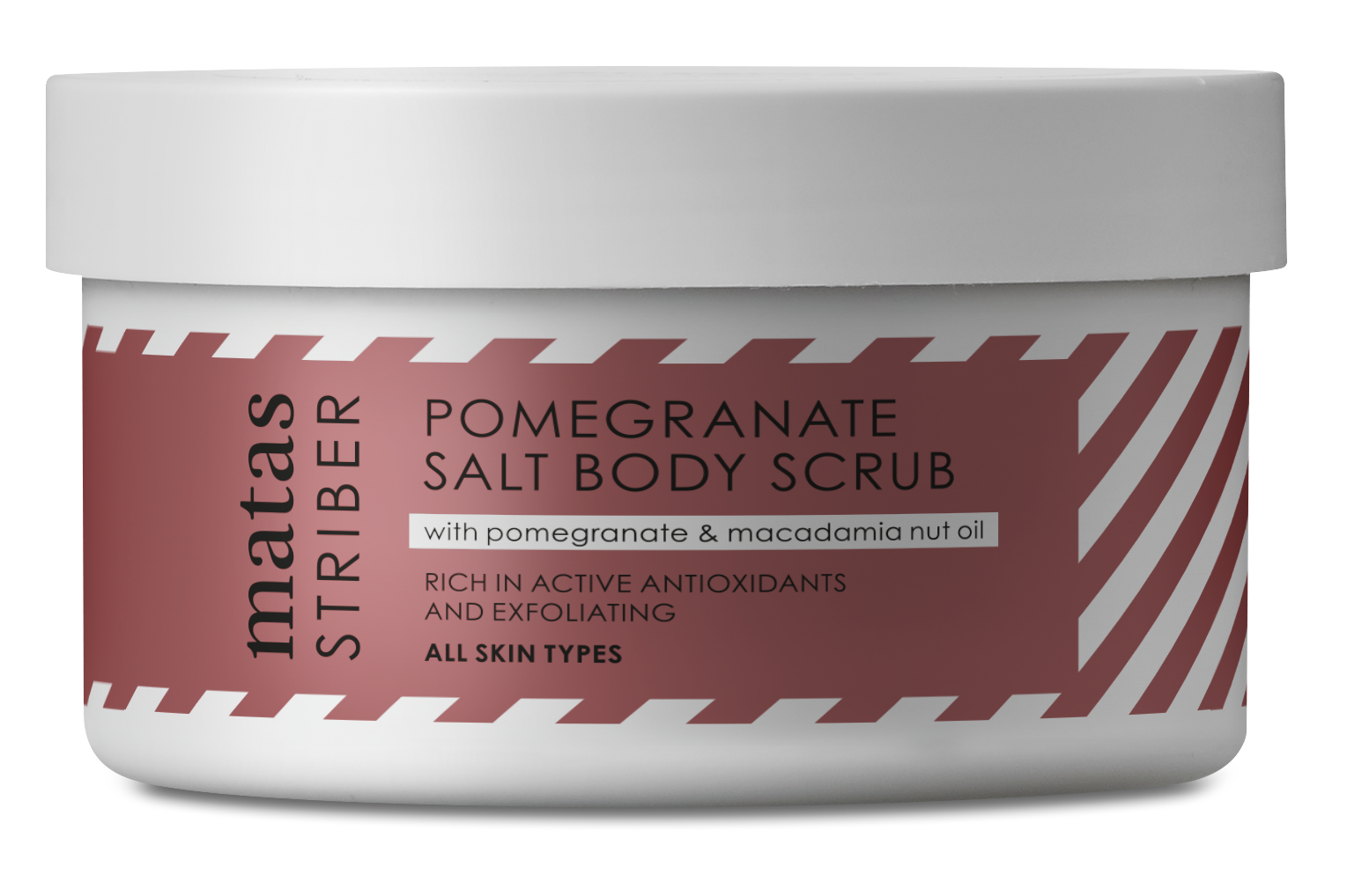 Peeling solny do ciała z granatem 250 g - MATAS STRIBER
