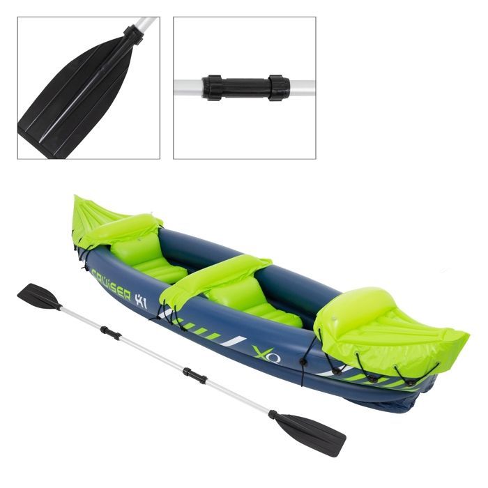 XQ Max Kayak Cruiser X1 325x81x53 cm Blue and green