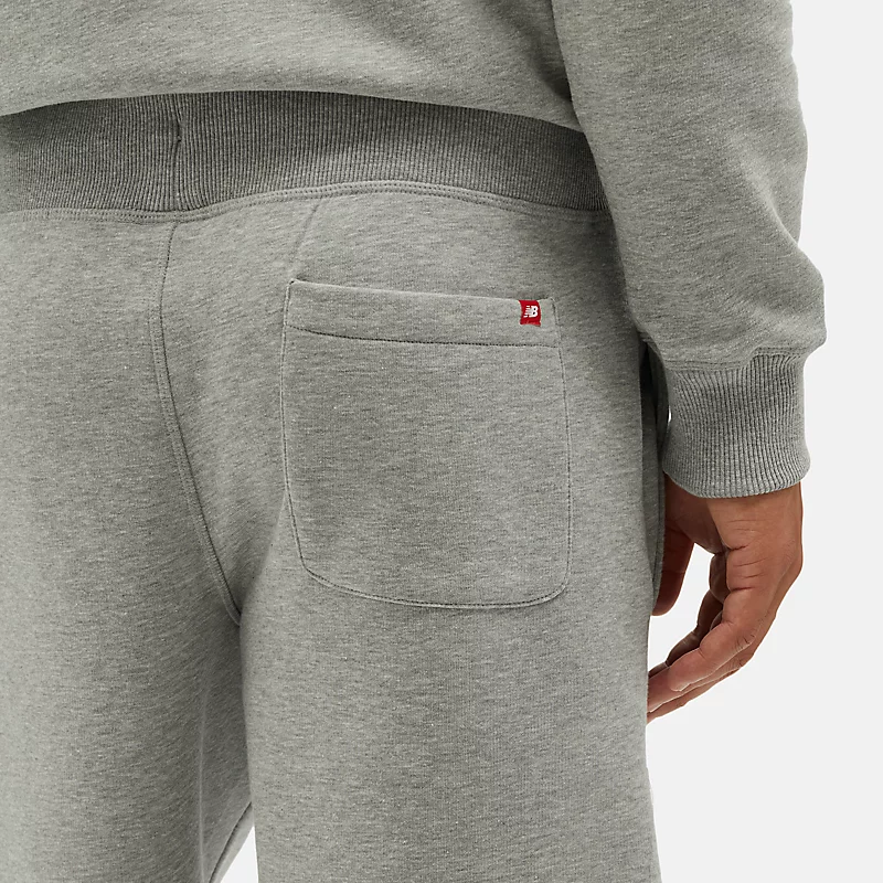 Szorty męskie NB z małym logo s - ATHLETIC GRAY