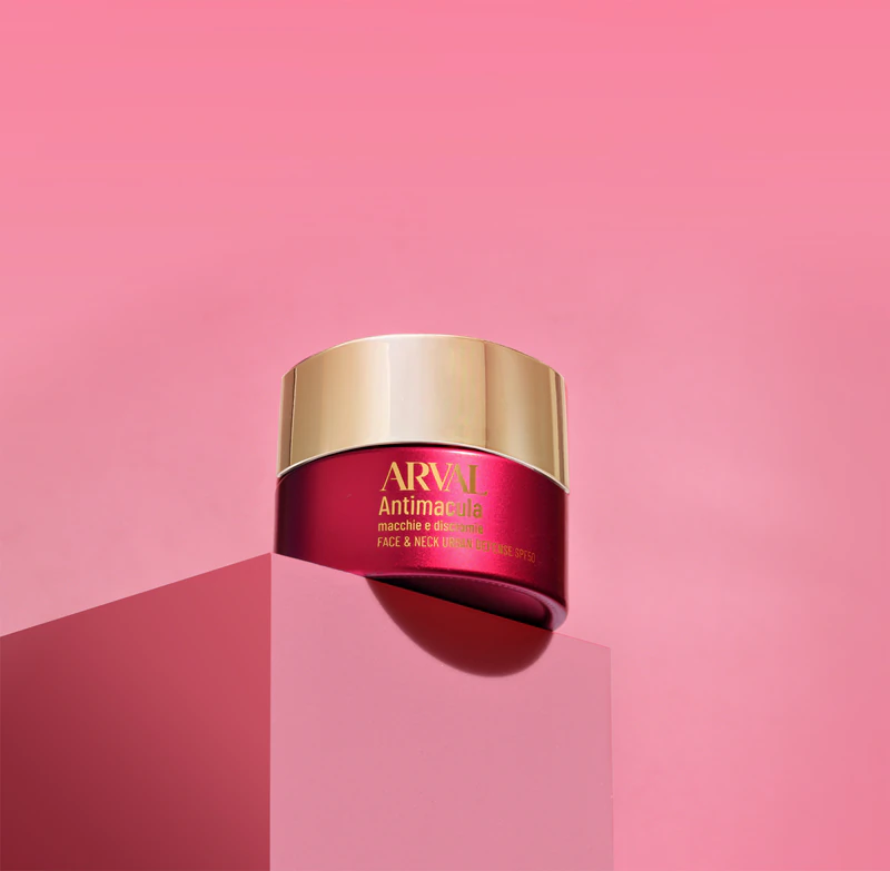 Arval Antimacula Creme Protetor Facial e para Pescoço Urban Defense FPS 50 contra manchas.